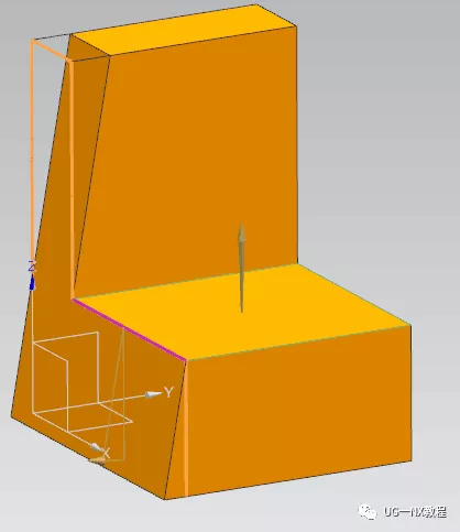 UG NX图文小练习—异形台架（扫掠或者沿引导线扫掠）的图5